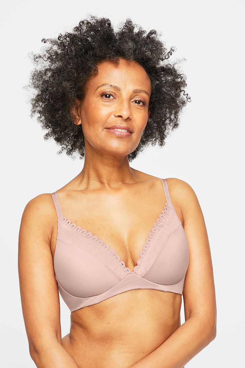 wirefree lace bra