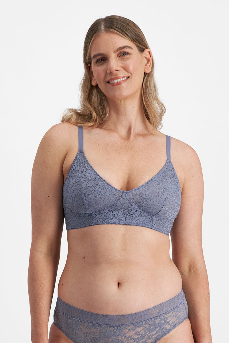 Jockey 1935 YFront Lace Bralette Womens Crop WT4W