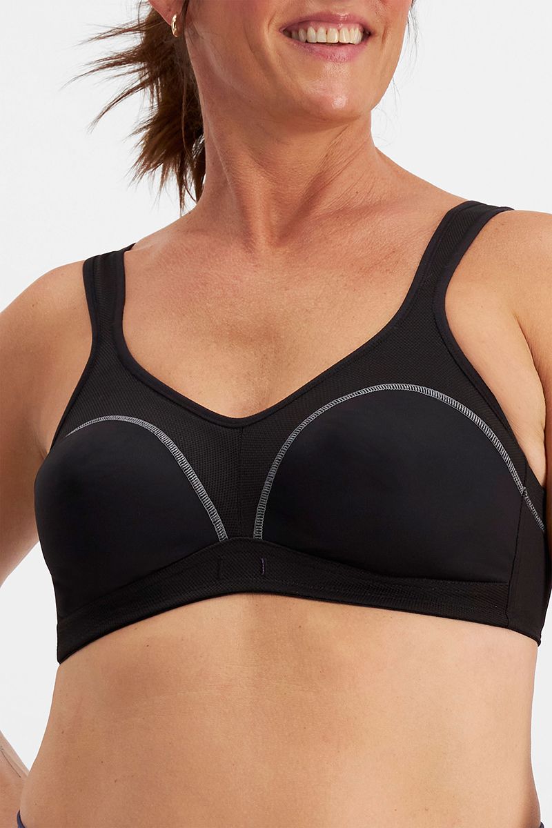 High impact wireless sports bra clearance