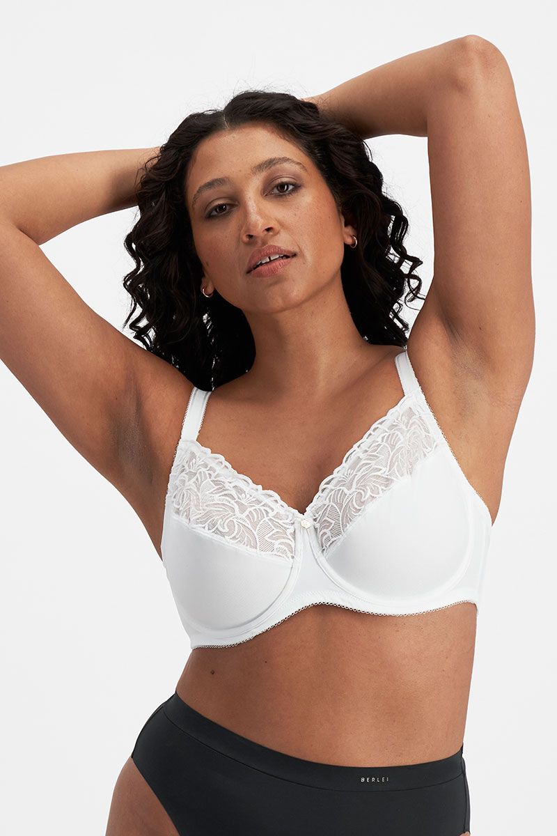 Classic Lace Embroidered Non Contour Bra