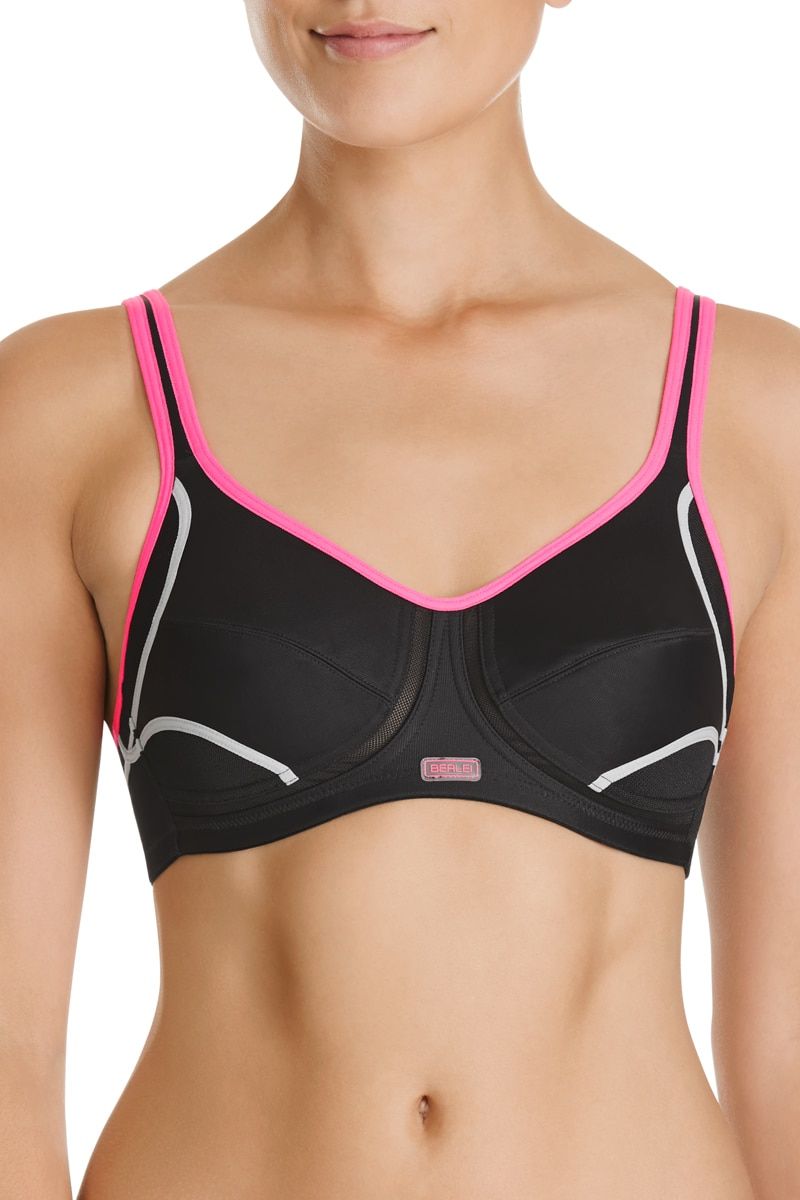 LEEy-World Sports Bras for Women Lift Wireless Bra, Wirefree Bra with  Support, Full-Coverage Wireless Bra for Everyday Comfort Black,M 