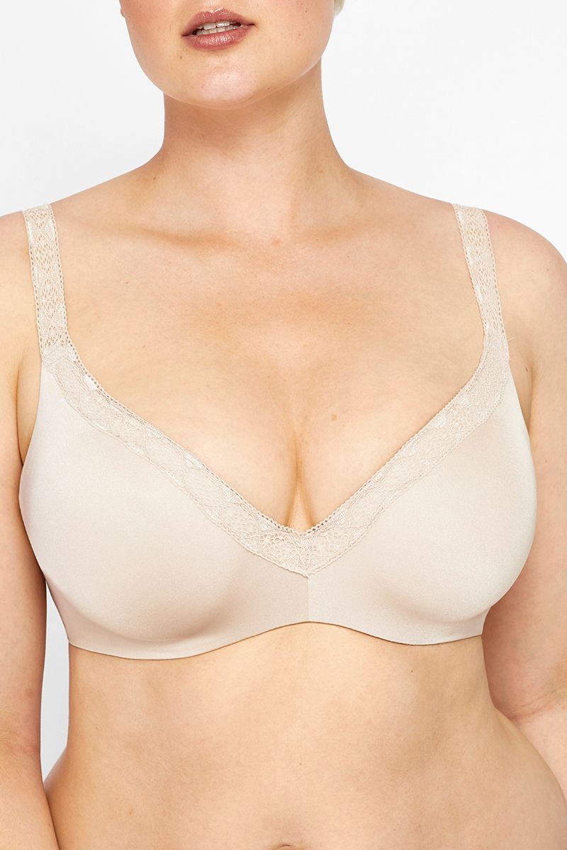 Everyday Luxe Lace Trim T-shirt Bra