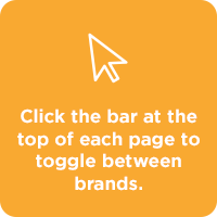 STEP 2. Click the bar at the top of each page to toggle between brands.